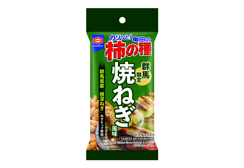 群馬限定 56g 亀田の柿の種 焼ねぎ風味