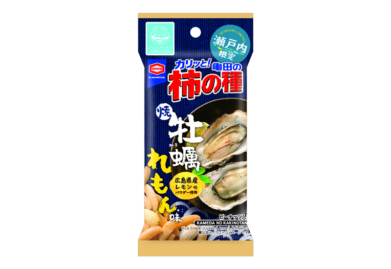 瀬戸内限定 56g 亀田の柿の種 牡蠣れもん味