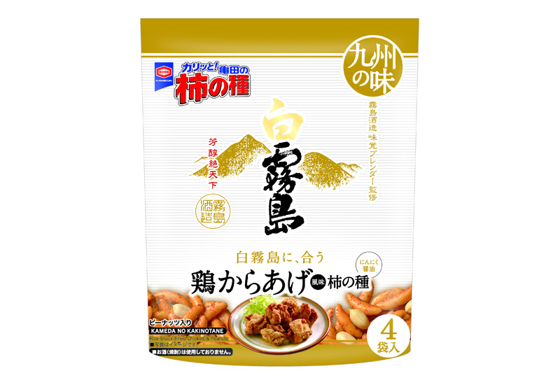 白霧島に合う 48g 亀田の柿の種 鶏からあげ風味